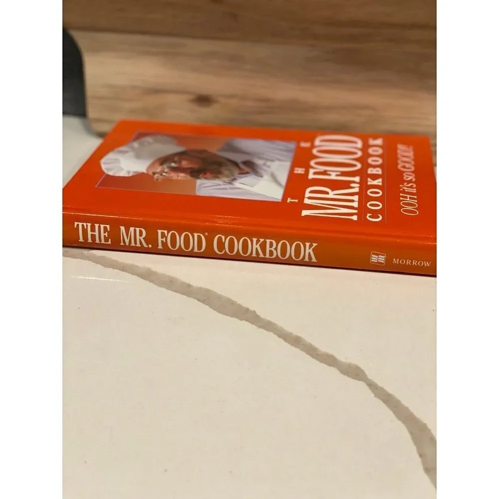 Mr Food Cookbook 1990 Vintage Cookbook Art Ginsburg Hardcover Retro Recipes Oran